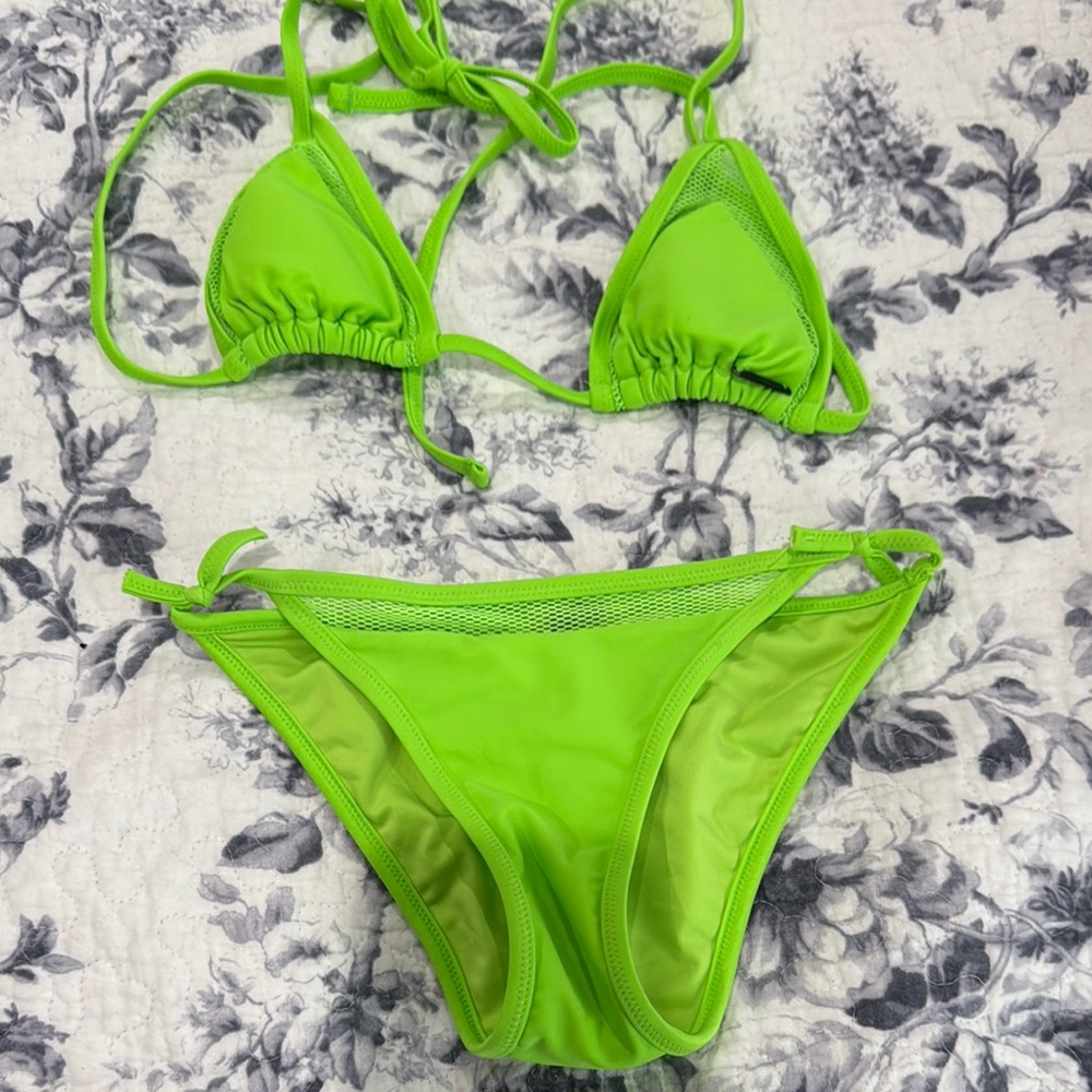 Kendall & Kylie Neon Green Bikini